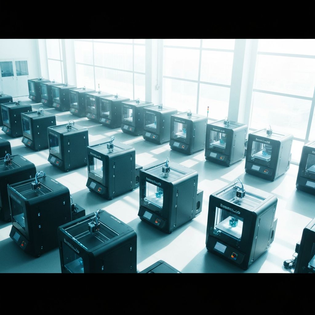 BambuLab 3D Printer Farm